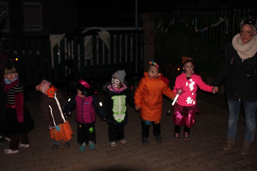 Gruselstimmung im Kinderhaus