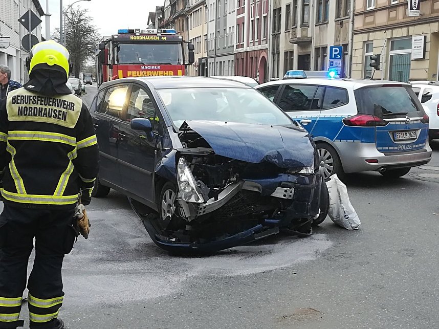 Unfall auf der Kreuzung