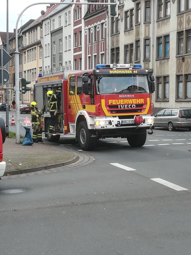 Unfall auf der Kreuzung