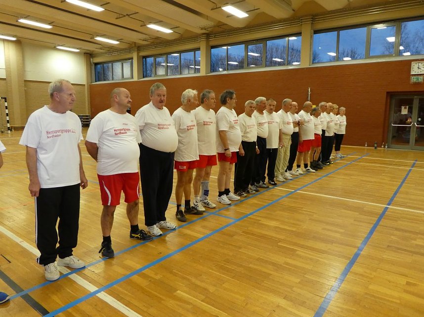 Die Herzsportgruppe blickt auf ein erfolgreiches und sportliches Jahr zur&uuml;ck