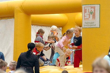 Grundschulsporttag auf dem Hohe-Kreuz-Sportplatz