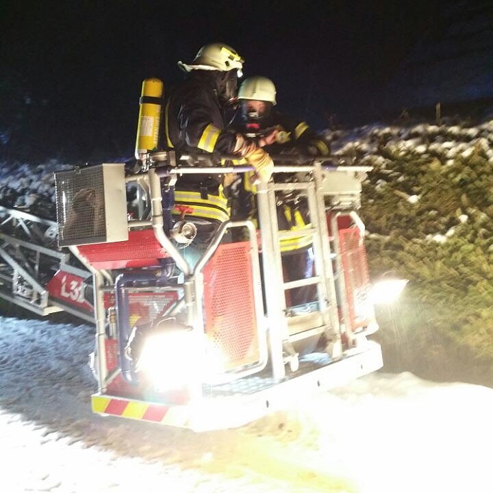 Gemeinsamer Einsatz der Hohnsteiner Feuerwehren