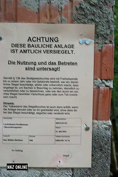 Zwangsr&auml;umung der &raquo;Reichsregierung&laquo;