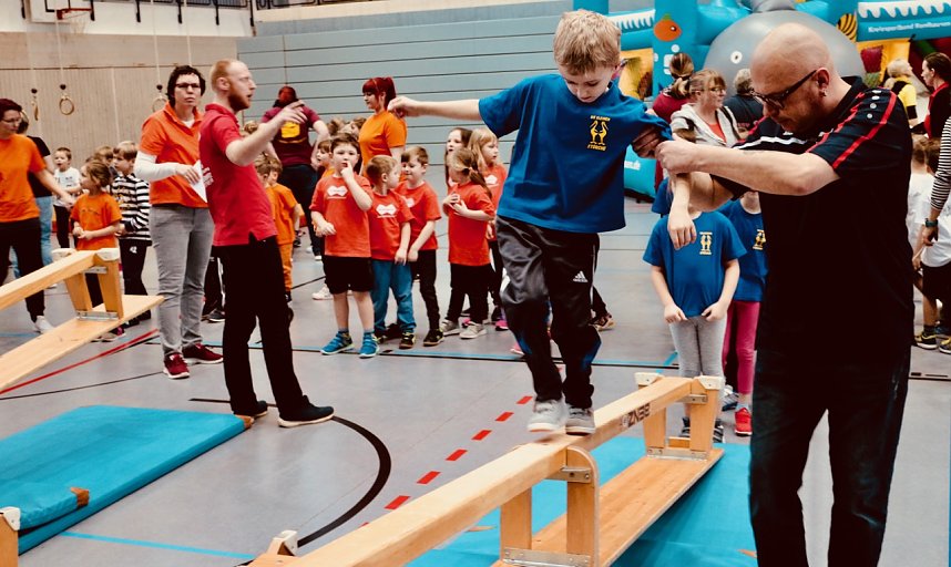 16. Kindergartensporttag in der Wiedigsburghalle Nordhausen