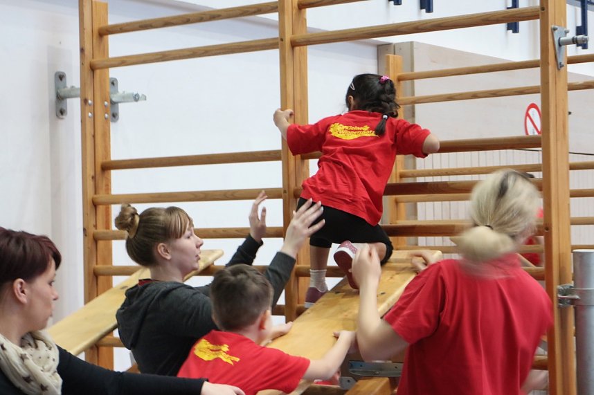 16. Kindergartensporttag in der Wiedigsburghalle Nordhausen