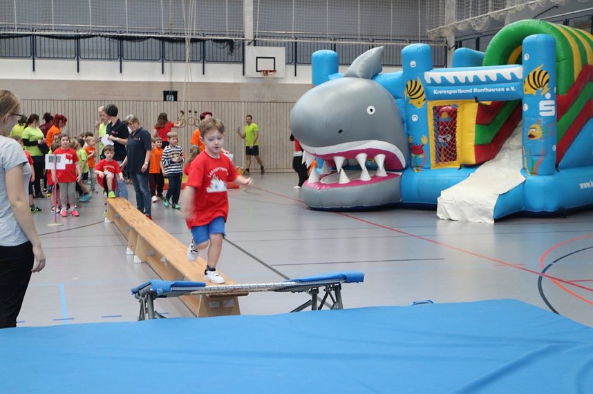 16. Kindergartensporttag in der Wiedigsburghalle Nordhausen