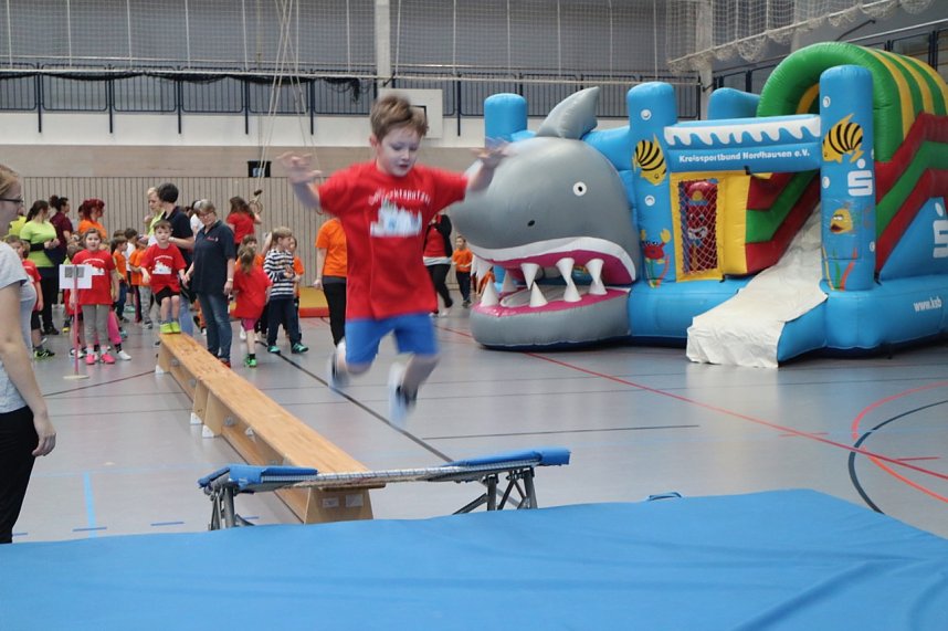 16. Kindergartensporttag in der Wiedigsburghalle Nordhausen
