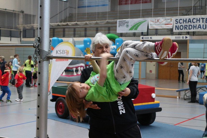 16. Kindergartensporttag in der Wiedigsburghalle Nordhausen