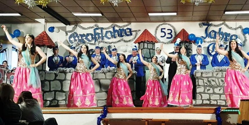 In Gro&szlig;lohra gehen die Karnevalisten in den Endspurt