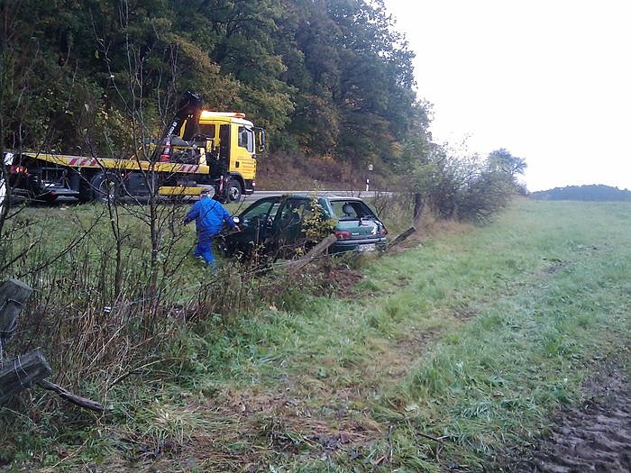 Unfall zwischen Petersdorf und Buchholz