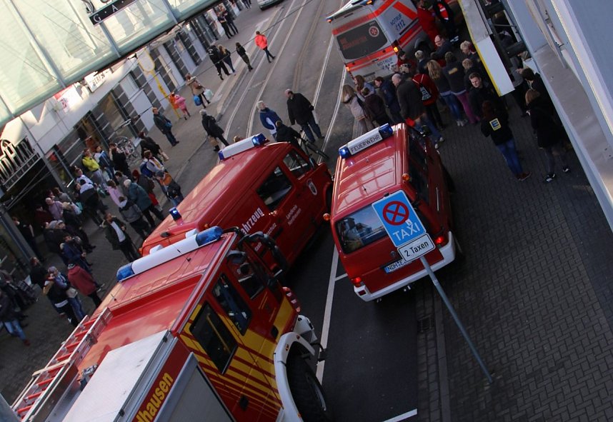 Einsatz im Herkules-Markt
