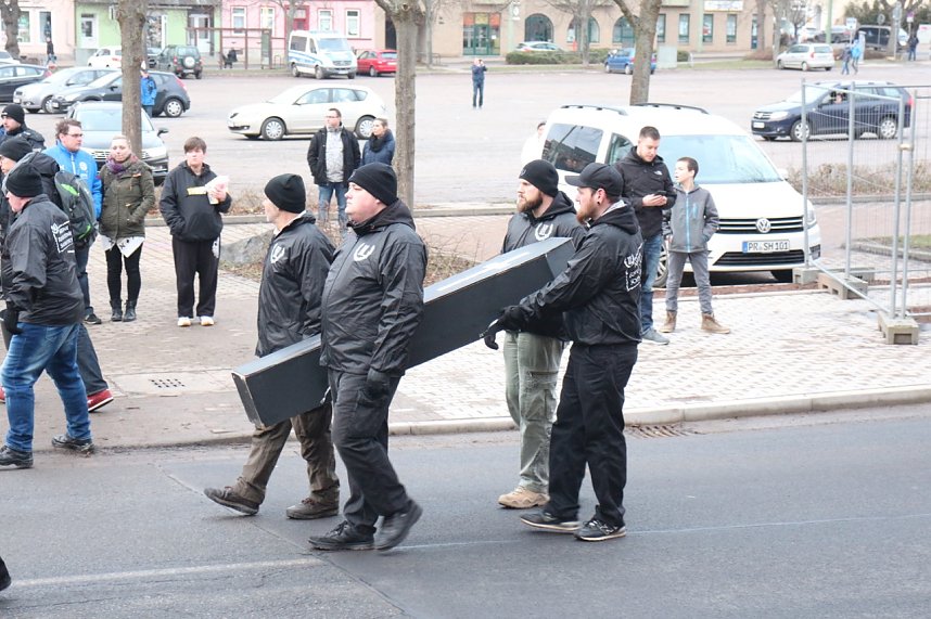 Zwei Demos in Nordhausen