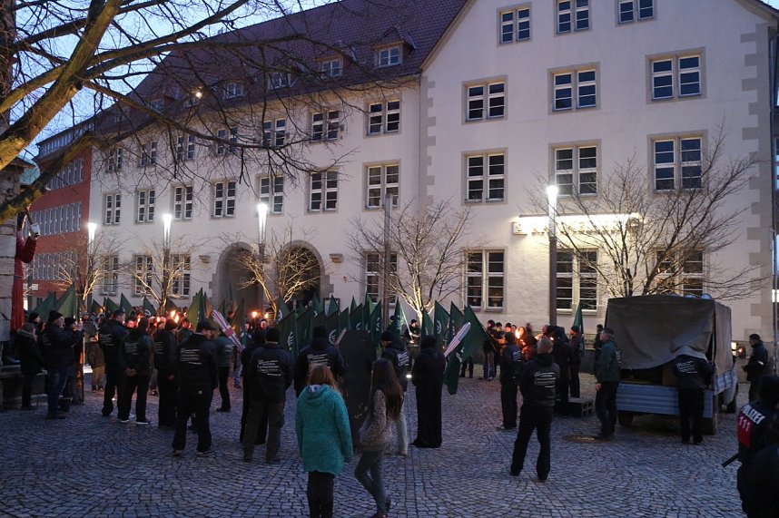 Zwei Demos in Nordhausen
