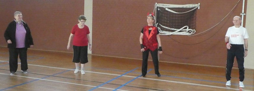 Herzsportgruppe feierte Rosenmontag