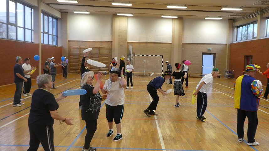 Herzsportgruppe feierte Rosenmontag