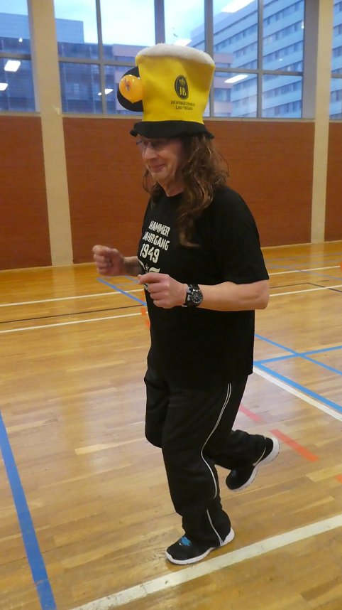 Herzsportgruppe feierte Rosenmontag