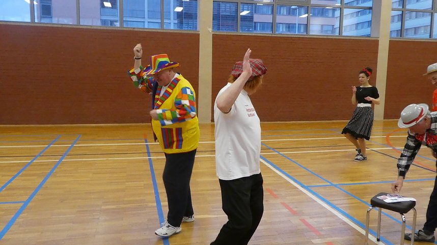 Herzsportgruppe feierte Rosenmontag