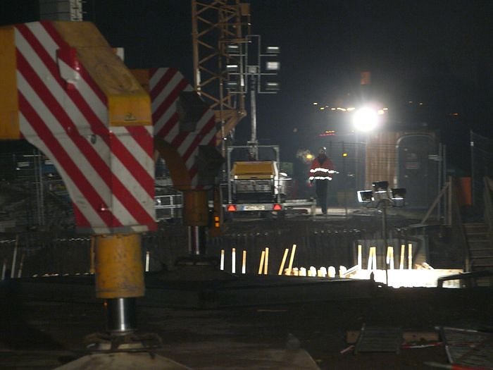 Nachtarbeit zwischen Nordhausen und Werther