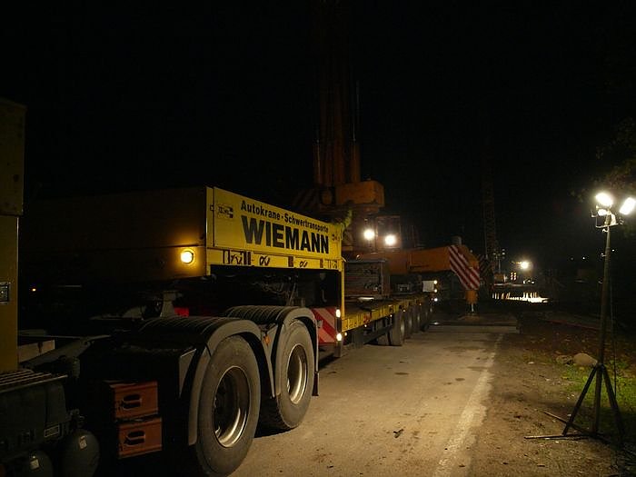 Nachtarbeit zwischen Nordhausen und Werther