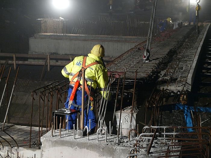 Nachtarbeit zwischen Nordhausen und Werther
