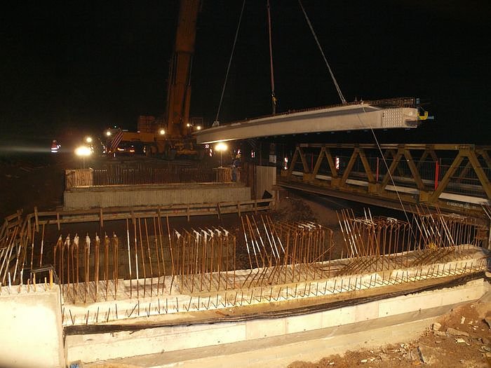 Nachtarbeit zwischen Nordhausen und Werther