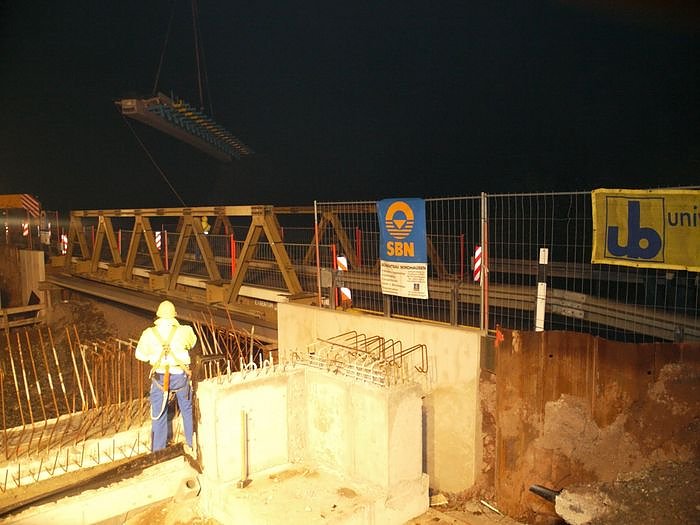 Nachtarbeit zwischen Nordhausen und Werther