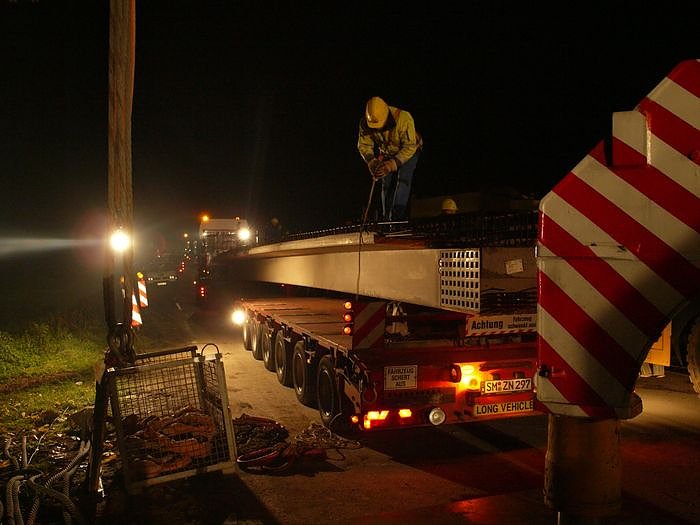 Nachtarbeit zwischen Nordhausen und Werther