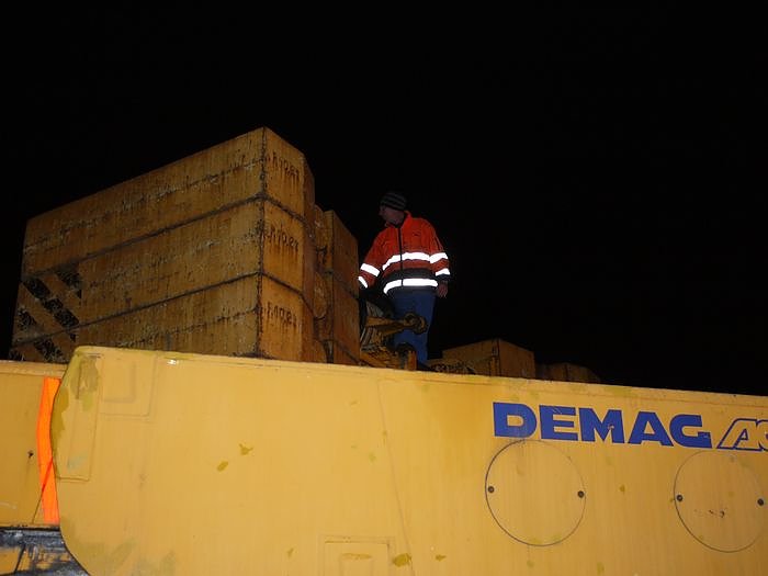 Nachtarbeit zwischen Nordhausen und Werther