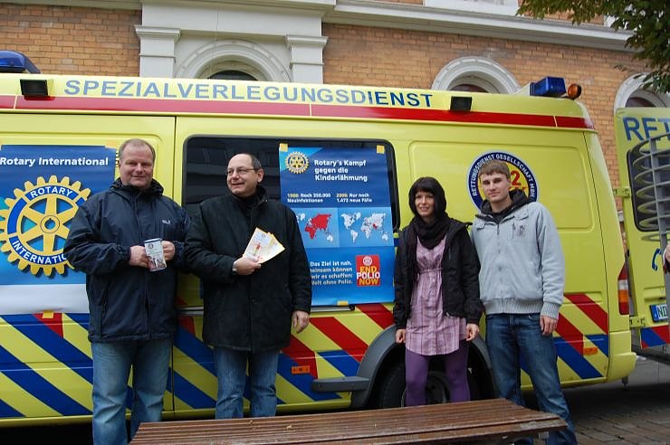 Aktion des Rotary Club