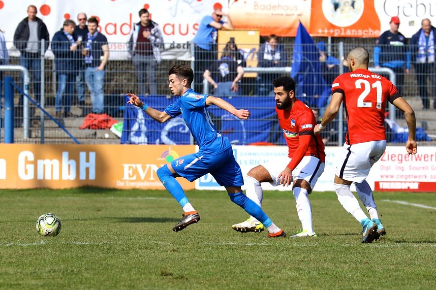 Nur ein Unentschieden gegen die U23 von Hertha BSC