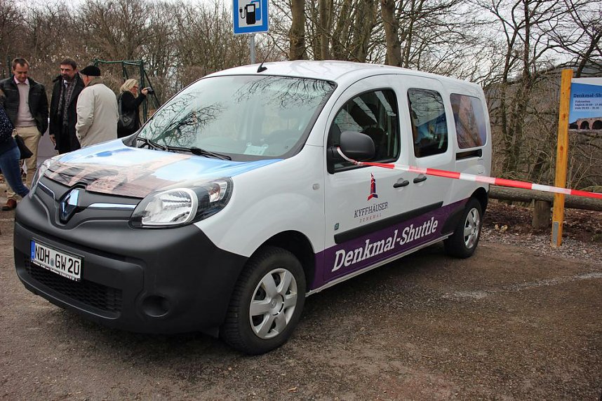 Mit Elektroantrieb zum Kyffh&auml;userdenkmal