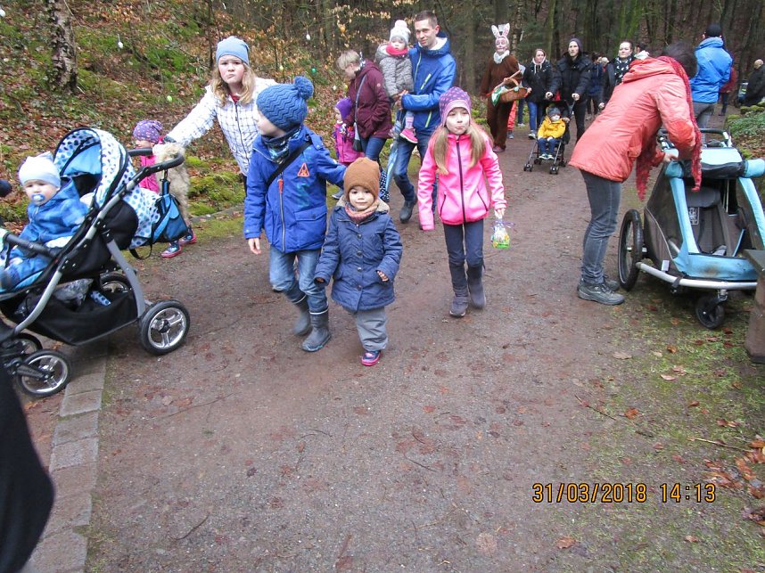Der Osterhase kommt in Neustadt bei jedem Wetter