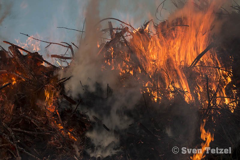 Osterfeuer in Krimderode