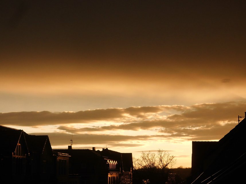 Abendhimmel nach dem Gewitter
