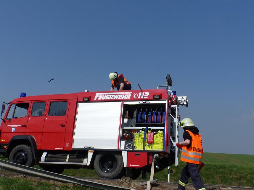 Von der Fahrbahn abgekommen