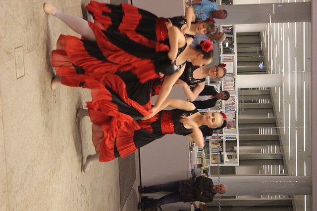 Die Eleven des Tanzstudio Radeva auf der 10. Nordth&uuml;ringer Kulturnacht