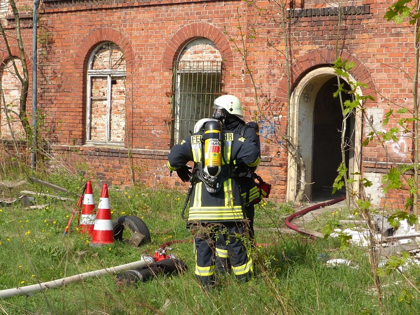 Brand auf Gaswerk-Gel&auml;nde