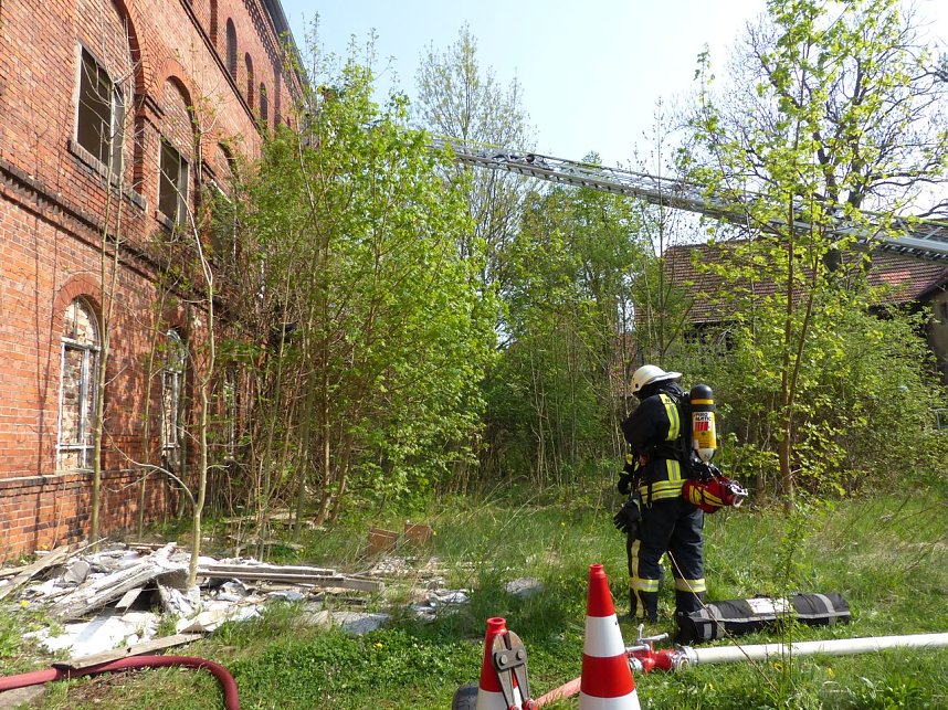 Brand auf Gaswerk-Gel&auml;nde
