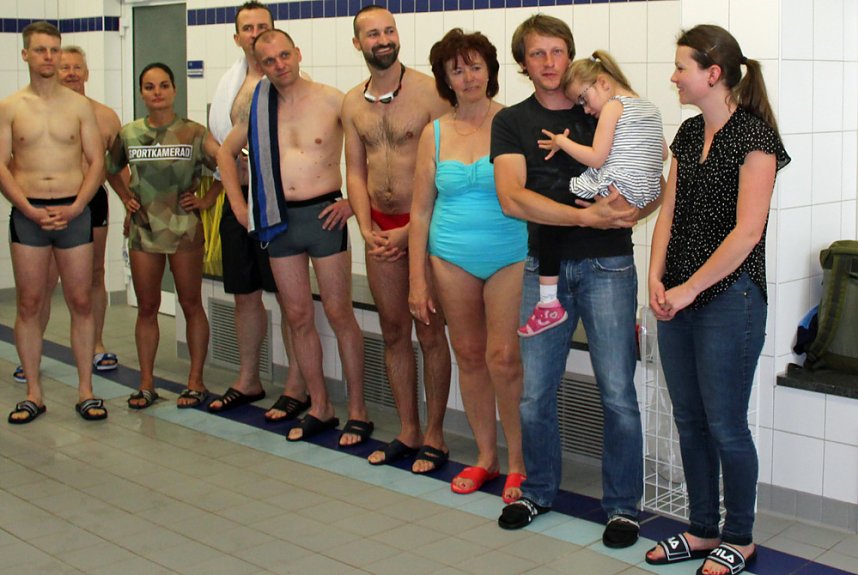 Sekunden vor der Hatz nach Bahnen