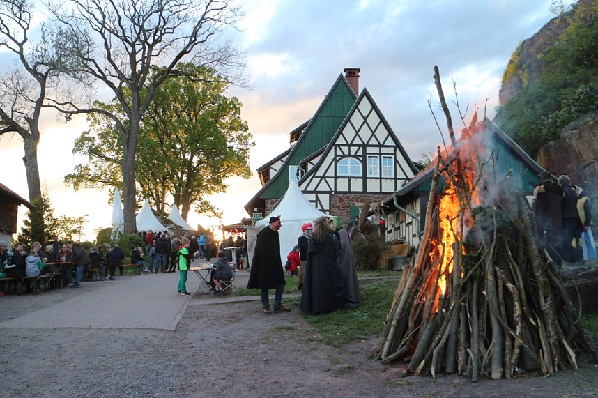 Walpurgis auf der Burgruine Hohnstein