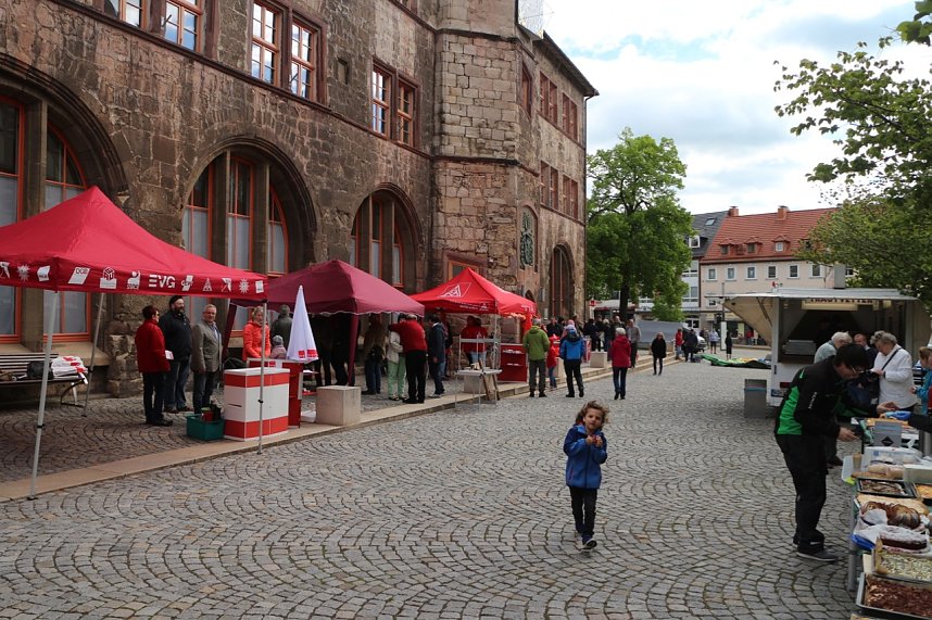 1. Mai auf dem Nordh&auml;user Rathausplatz