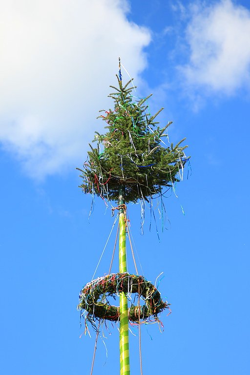 Maibaumsetzen in Wolkramshausen
