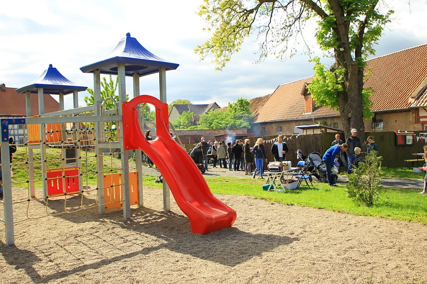 Maibaumsetzen in Wolkramshausen