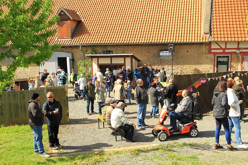 Maibaumsetzen in Wolkramshausen