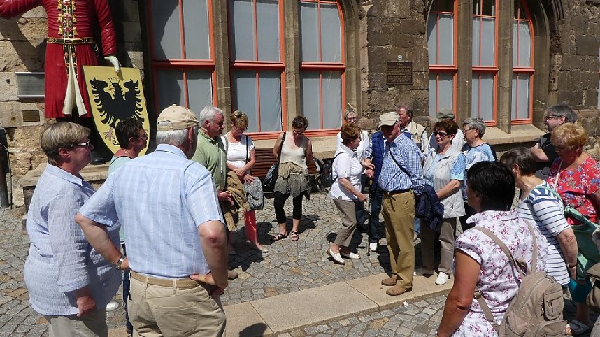 Herzsportgruppe auf Entdeckertour in Nordhausen