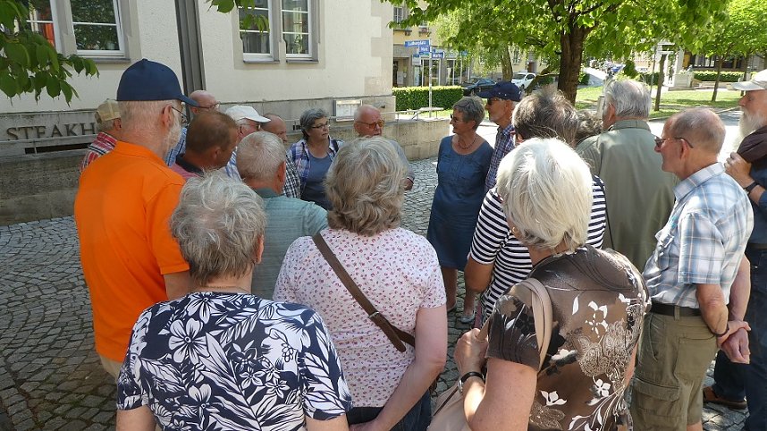 Herzsportgruppe auf Entdeckertour in Nordhausen