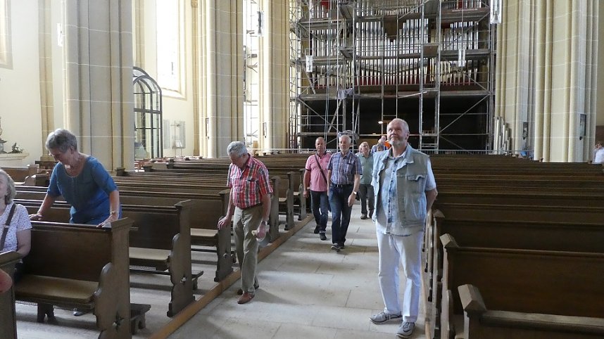 Herzsportgruppe auf Entdeckertour in Nordhausen