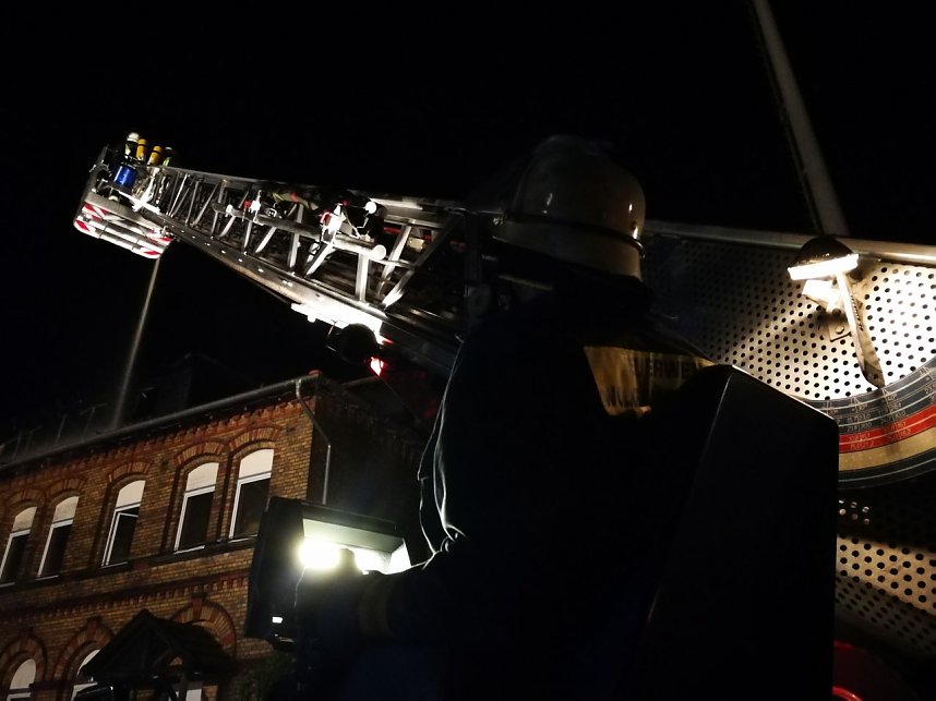 Geb&auml;ude brannte in Wolkramshausen