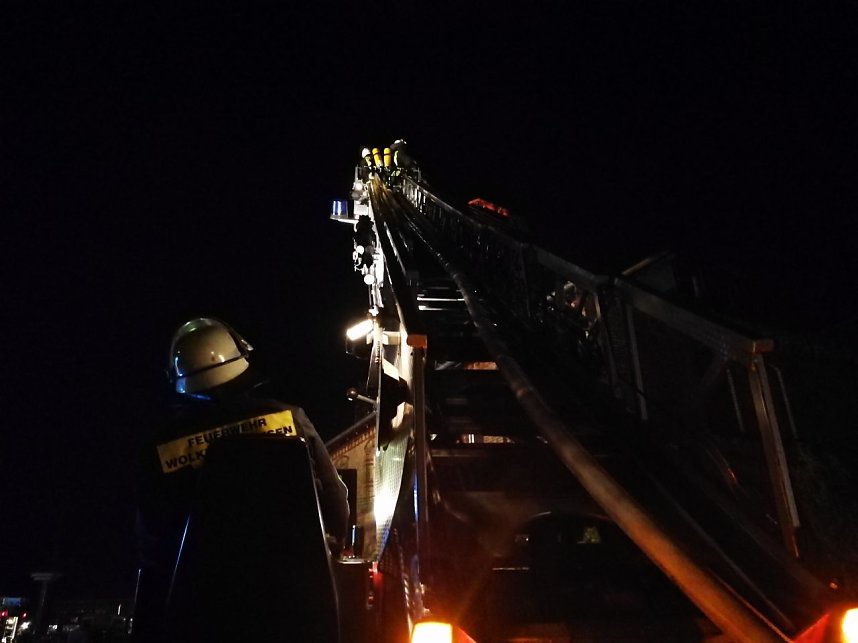 Geb&auml;ude brannte in Wolkramshausen