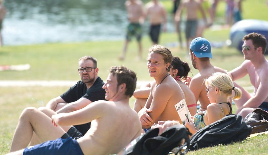 Viel Spa&szlig; und Entspannung am Kiesteich